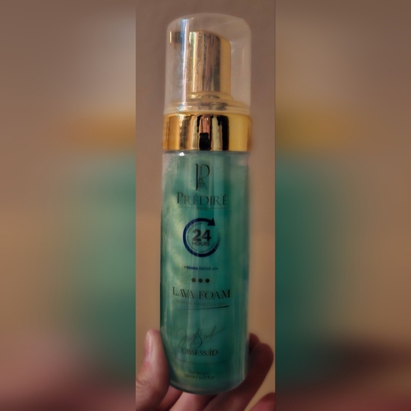 NEW-Oil Control Teal Lava Foam Facial Cleanser W/Collagen & StemCell Technology - Picture 4 of 5